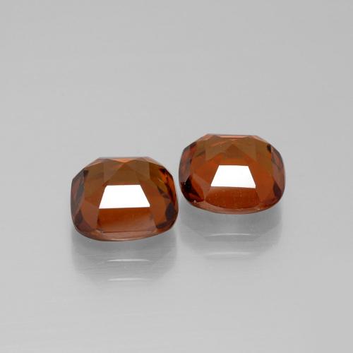 5,38 ct natürliche Mittelorange Hessonit-Edelsteine, Kissenschliff, VS