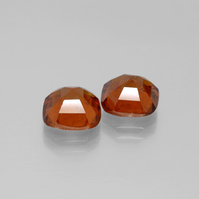 5.07 ct natürliche Amber Orange Hessonit-Granat-Edelsteine, Kissenschliff, SI