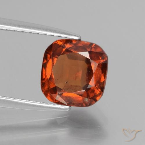 9,17 ctw natürlicher rötlich-orange Hessonit-Granat, Kissen, VS