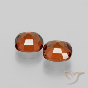 3.52 ct natürliche Feuerorange Hessonit-Granat-Edelsteine, Kissen, VS-SI