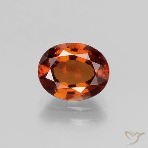 1.95ct Natürlicher Mittelorange Hessonit-Granat, Oval, VS