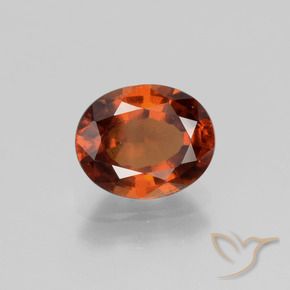 9,17 ctw natürlicher Mittelorange Hessonit-Granat, Oval, VS
