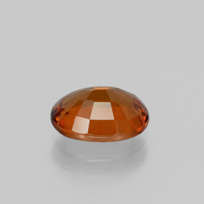 2,17 ctw natürlicher orangefarbener Hessonit, Oval Schliff, VS