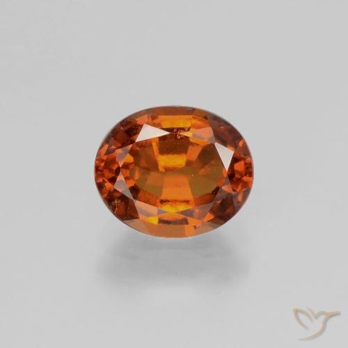 1.75ct Natürlicher tieforange Hessonit-Granat, Oval, VS