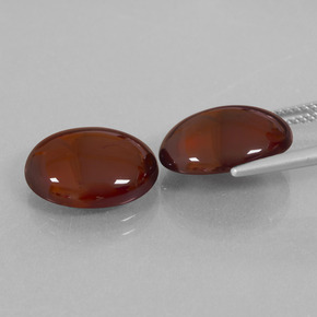 15,87 ct natürliche brauner Hessonit-Edelsteine, Oval Schliff, Lichtdurchlässig