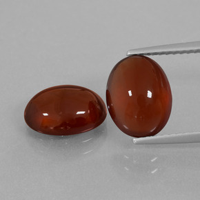 6.21 ct natürliche Orange Hessonit-Granat-Edelsteine, Oval Schliff, Lichtdurchlässig