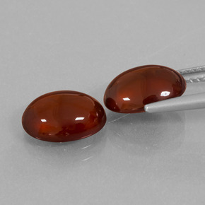 6.21 ct natürliche Orange Hessonit-Granat-Edelsteine, Oval Schliff, Lichtdurchlässig