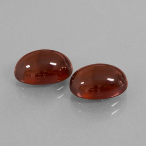 7.23 ct natürliche Sangria Rot Hessonit-Granat-Edelsteine, Oval Schliff, Lichtdurchlässig