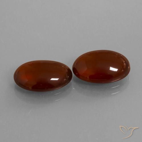 9.78 ct natürliche rötlich-braun Hessonit-Granat-Edelsteine, Oval, Lichtdurchlässig