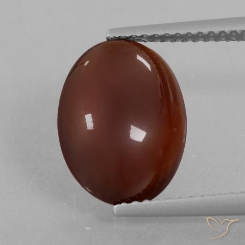 5.21ct Natürlicher Warmes Braun Hessonit-Granat, Oval, Lichtdurchlässig