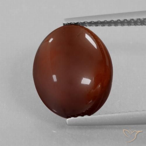 5.03ct Natürlicher Warmes Braun Hessonit-Granat, Oval, Lichtdurchlässig