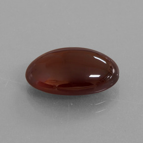 10,15 ctw natürlicher orangefarbener Hessonit, Oval Schliff, Lichtdurchlässig