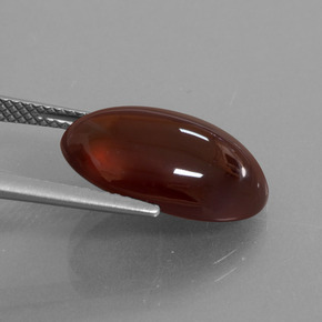10,15 ctw natürlicher orangefarbener Hessonit, Oval Schliff, Lichtdurchlässig