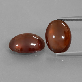  ct natürliche orangefarbener Hessonit-Edelsteine, Oval Schliff, Lichtdurchlässig