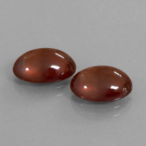  ct natürliche orangefarbener Hessonit-Edelsteine, Oval Schliff, Lichtdurchlässig