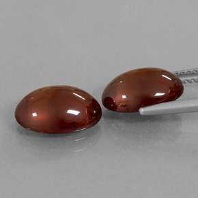  ct natürliche orangefarbener Hessonit-Edelsteine, Oval Schliff, Lichtdurchlässig