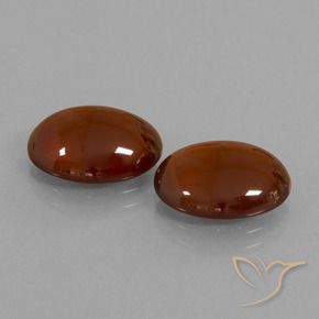 12.00 ct natürliche Mittel-Dunkelbraun Hessonit-Granat-Edelsteine, Oval, Lichtdurchlässig