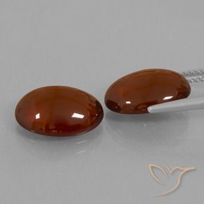 12.00 ct natürliche Mittel-Dunkelbraun Hessonit-Granat-Edelsteine, Oval, Lichtdurchlässig