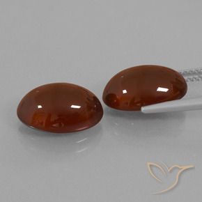12.22 ct natürliche Mittel-Dunkelbraun Hessonit-Granat-Edelsteine, Oval, Lichtdurchlässig