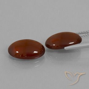 10.01 ct natürliche Mittel-Dunkelbraun Hessonit-Granat-Edelsteine, Oval, Lichtdurchlässig