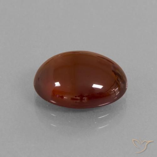 9,17 ctw natürlicher Mittel-Dunkelbraun Hessonit-Granat, Oval, Lichtdurchlässig