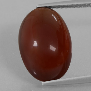 8,24 ctw natürlicher orangefarbener Hessonit, Oval Schliff, Lichtdurchlässig