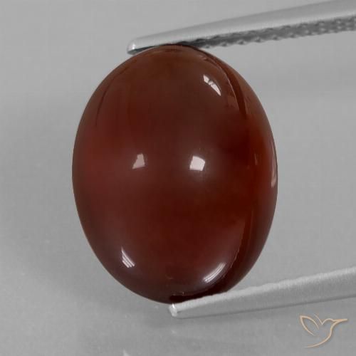 8.34ct Natürlicher Pekannussbraun Hessonit-Granat, Oval, Lichtdurchlässig