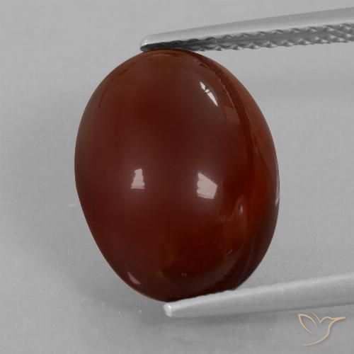7.07ct Natürlicher Pekannussbraun Hessonit-Granat, Oval, Lichtdurchlässig