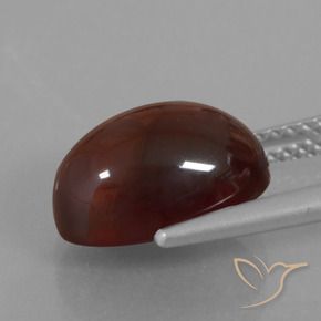 9,17 ctw natürlicher Pekannussbraun Hessonit-Granat, Oval, Lichtdurchlässig