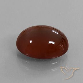 9,17 ctw natürlicher Pekannussbraun Hessonit-Granat, Oval, Lichtdurchlässig