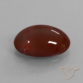 9,17 ctw natürlicher Mittel-Dunkelbraun Hessonit-Granat, Oval, Lichtdurchlässig