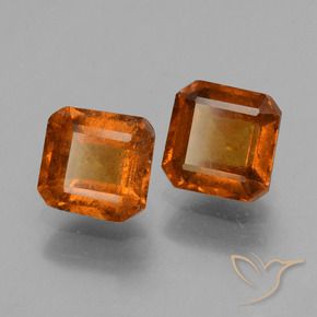 2.77 ct natürliche Amber Orange Hessonit-Granat-Edelsteine, Oktagonschliff, VS