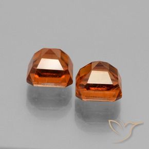 3.56 ct natürliche Amber Orange Hessonit-Granat-Edelsteine, Oktagonschliff, VS
