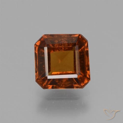 1.94ct Natürlicher tieforange Hessonit-Granat, Smaragdschliff, VS