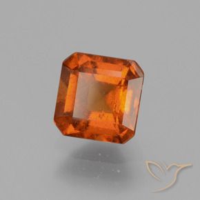 9,17 ctw natürlicher Mittelorange Hessonit-Granat, Oktagonschliff, VS