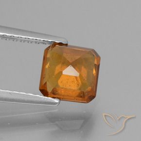 9,17 ctw natürlicher Mitteldunkles Orange Hessonit-Granat, Oktagonschliff, VS-SI