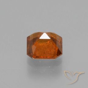 9,17 ctw natürlicher Feuerorange Hessonit-Granat, Oktagonschliff, VS-SI