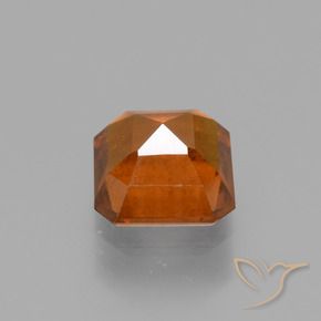 9,17 ctw natürlicher Feuerorange Hessonit-Granat, Oktagonschliff, VS