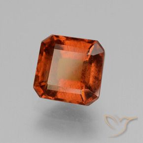 9,17 ctw natürlicher Mittelorange Hessonit-Granat, Oktagonschliff, VS-SI