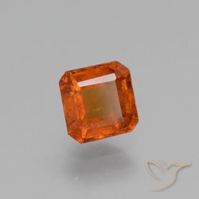 9,17 ctw natürlicher Mittelorange Hessonit-Granat, Oktagonschliff, VS-SI