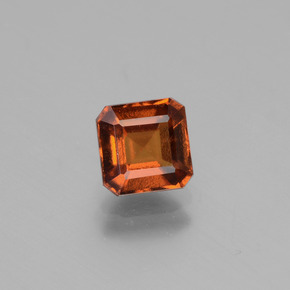 9,17 ctw natürlicher Amber Orange Hessonit-Granat, Smaragdschliff, VS