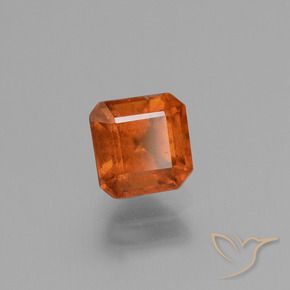 9,17 ctw natürlicher Amber Orange Hessonit-Granat, Oktagonschliff, VS
