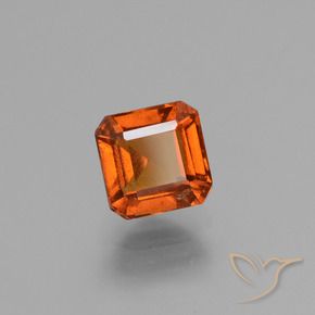 9,17 ctw natürlicher Feuerorange Hessonit-Granat, Oktagonschliff, VS