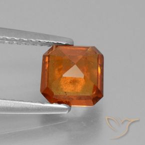 9,17 ctw natürlicher Mittelorange Hessonit-Granat, Oktagonschliff, VS-SI