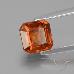 9,17 ctw natürlicher Amber Orange Hessonit-Granat, Oktagonschliff, VS
