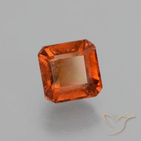 9,17 ctw natürlicher Feuerorange Hessonit-Granat, Oktagonschliff, VS-SI