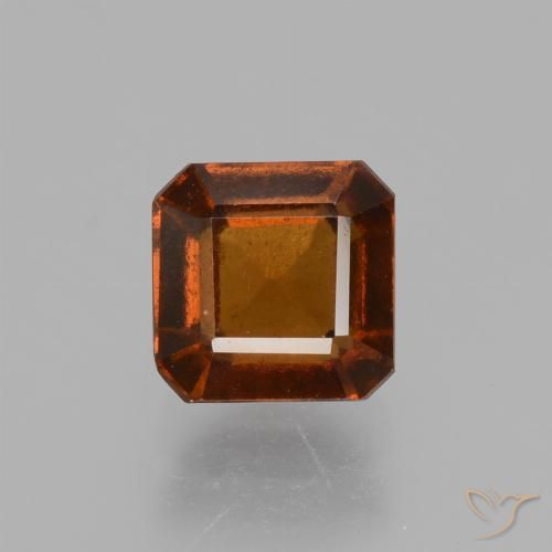 1.62ct Natürlicher Amber Orange Hessonit-Granat, Smaragdschliff, VS