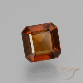 9,17 ctw natürlicher Amber Orange Hessonit-Granat, Oktagonschliff, VS