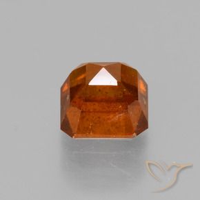 9,17 ctw natürlicher Amber Orange Hessonit-Granat, Oktagonschliff, VS-SI