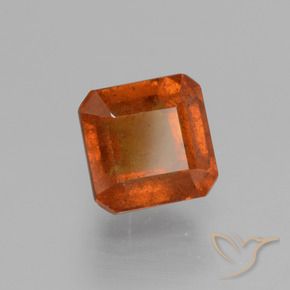 9,17 ctw natürlicher Mittelorange Hessonit-Granat, Oktagonschliff, VS-SI